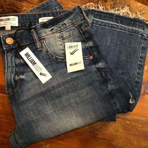 NWT $99 William Rast | Timberlake |Best Friend | Timber | Star Patch Jeans - Picture 12 of 13